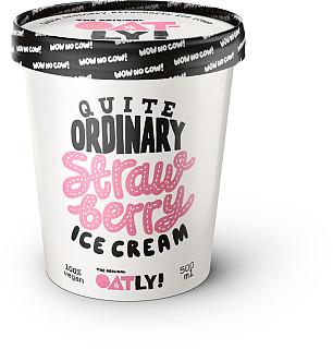 Oatly Strawberry Ice Cream